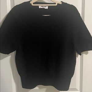 Double Zero Black Knit Top
